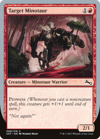 {C} Target Minotaur (Rain Art) [Unstable][UST 98B]