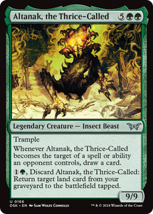 {@C} Altanak, the Thrice-Called [Duskmourn: House of Horror][DSK 166]