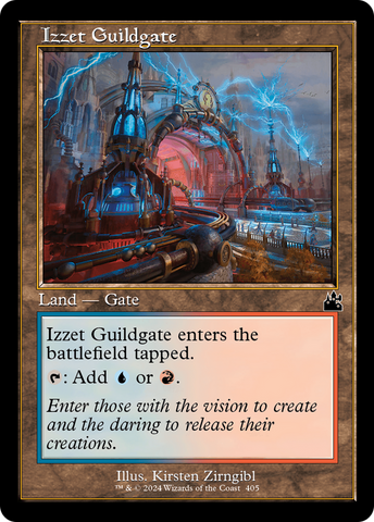 {C} Izzet Guildgate (Retro Frame) [Ravnica Remastered][RVR 405]