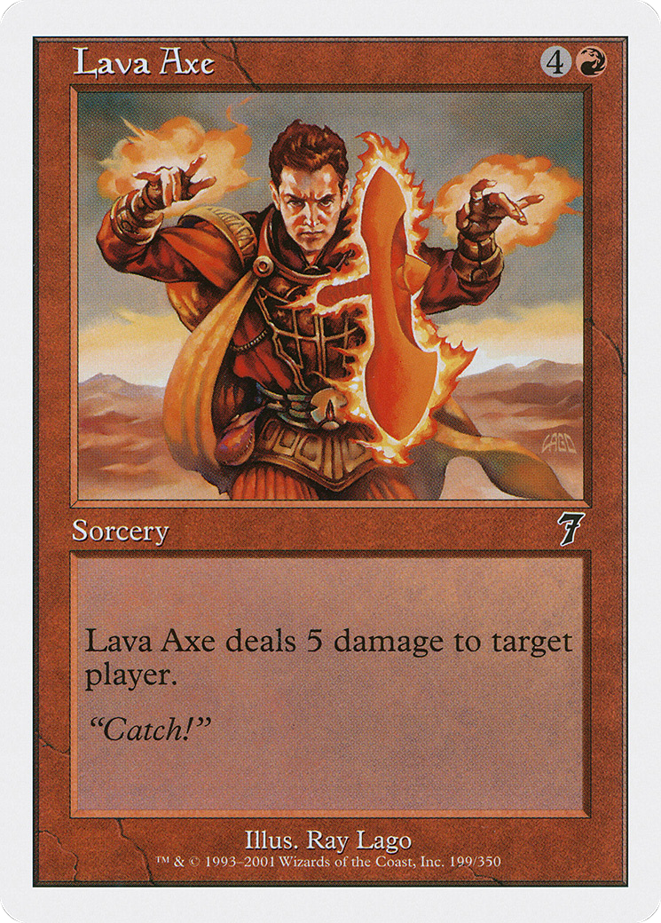 {C} Lava Axe [Seventh Edition][7ED 199]