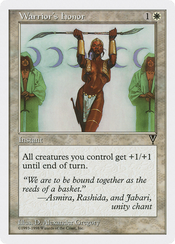 {C} Warrior's Honor [Anthologies][ATH 017]