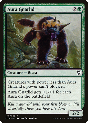 {C} Aura Gnarlid [Commander 2018][C18 128]