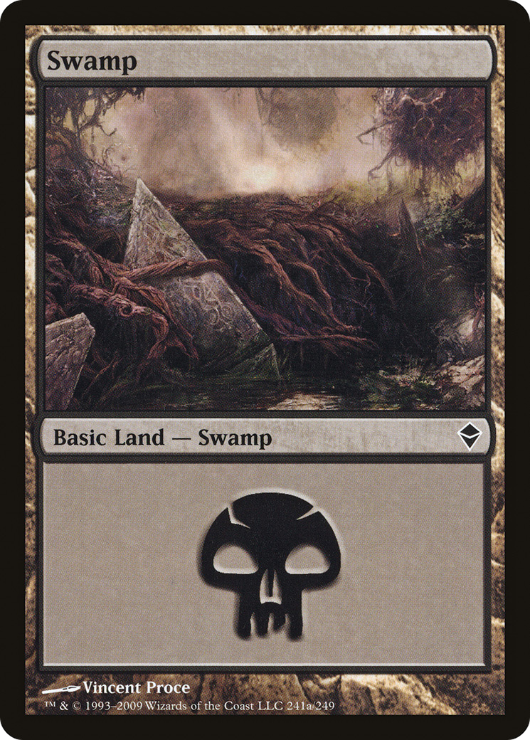 {B}[ZEN 241] Swamp (241a) [Zendikar]