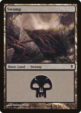 {B}[ZEN 241] Swamp (241a) [Zendikar]