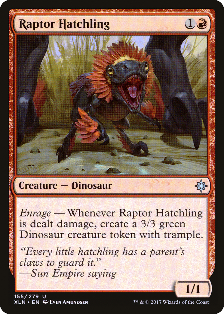 {C} Raptor Hatchling [Ixalan][XLN 155]