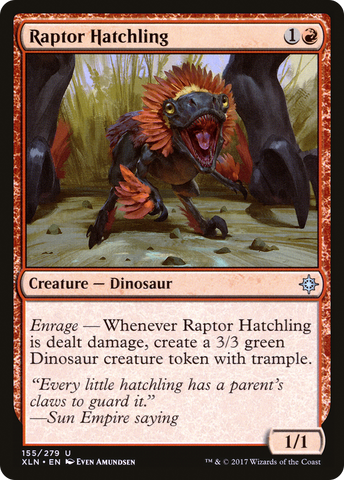 {C} Raptor Hatchling [Ixalan][XLN 155]