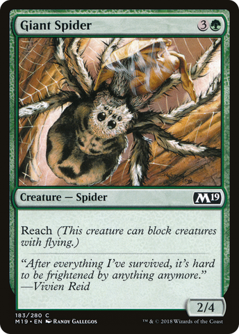 {C} Giant Spider [Core Set 2019][M19 183]