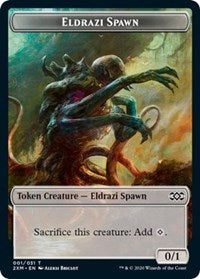 {T} Eldrazi Spawn // Servo Double-sided Token [Double Masters Tokens][T2XM 001]