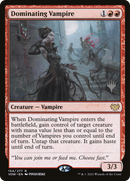{R} Dominating Vampire (Promo Pack) [Innistrad: Crimson Vow Promo Pack][PP VOW 154]