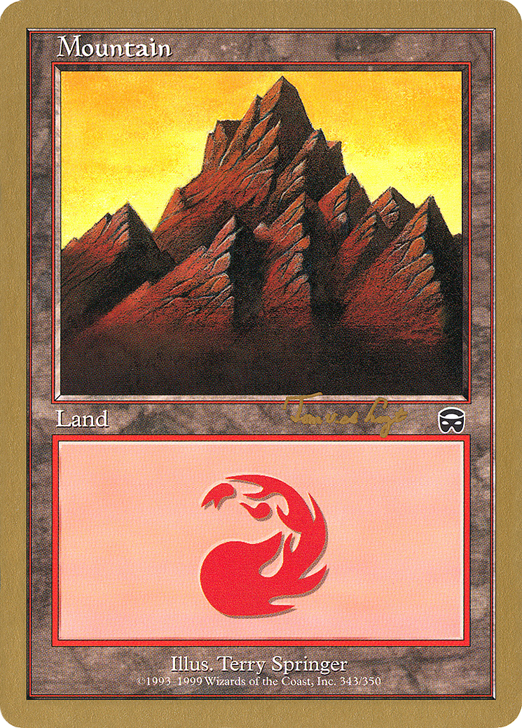 {B}[GB WC01 TVDL343B] Mountain (343) (Tom van de Logt) [World Championship Decks 2001]