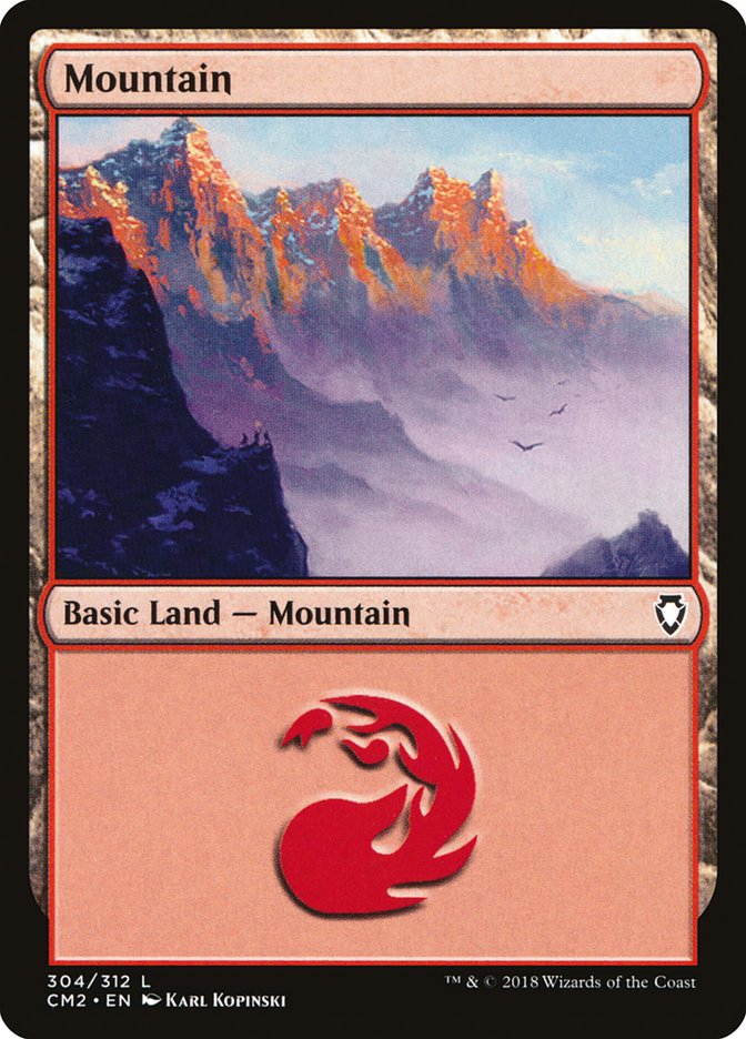 {B}[CM2 304] Mountain (304) [Commander Anthology Volume II]