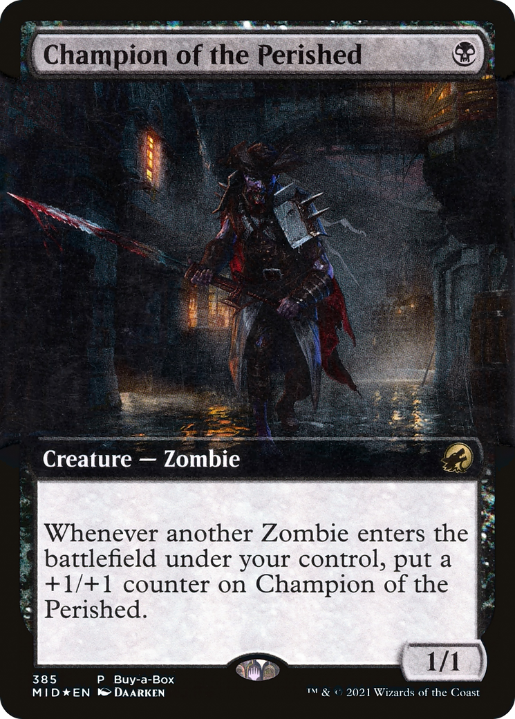 {R} Champion of the Perished (Buy-A-Box) [Innistrad: Midnight Hunt][MID 385]