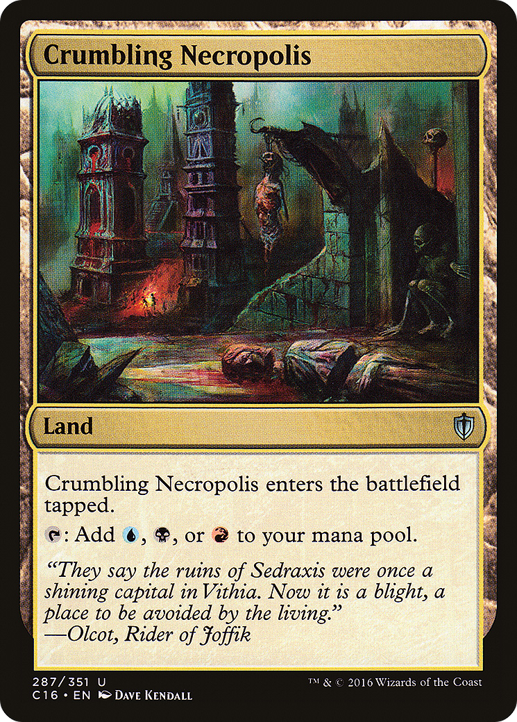 {C} Crumbling Necropolis [Commander 2016][C16 287]