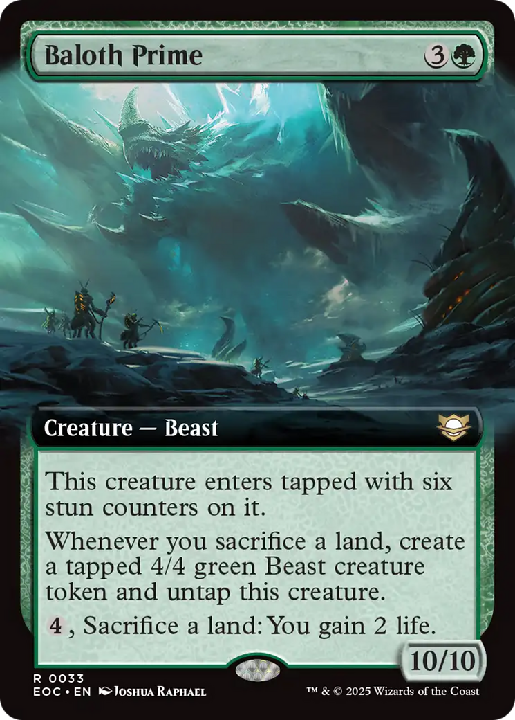 {R} Baloth Prime (Extended Art) [Edge of Eternities Commander][EOC 033]