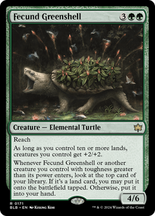 {@R} Fecund Greenshell [Bloomburrow][BLB 171]