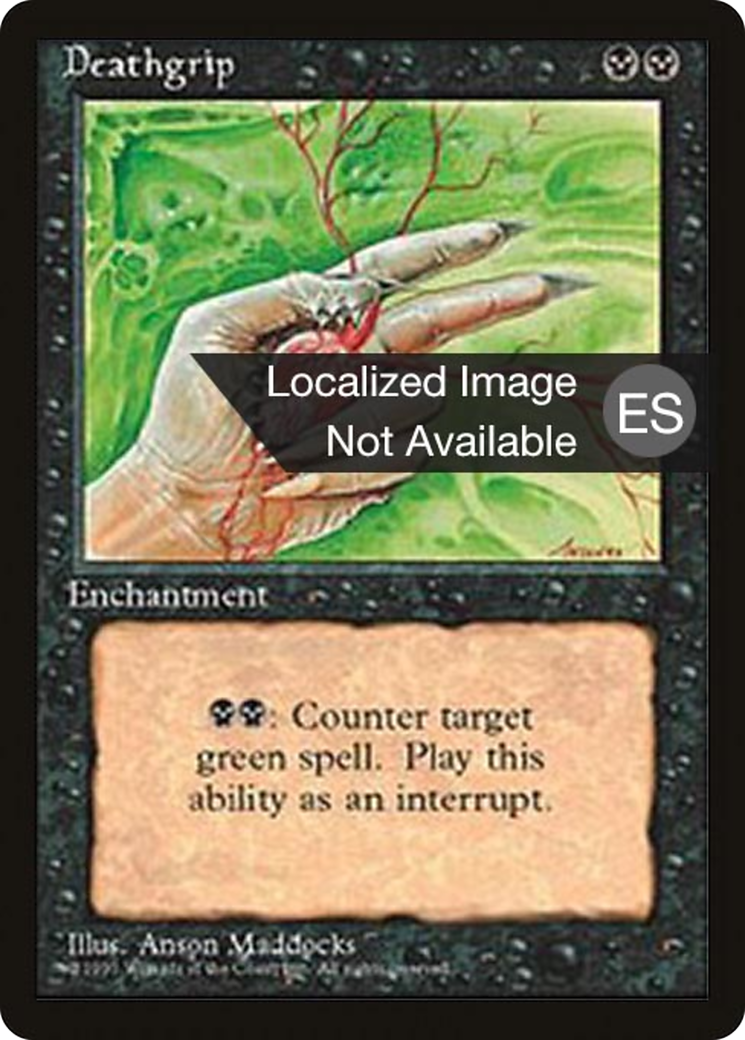 {F} Deathgrip [Fourth Edition (Foreign Black Border)][FBB 4ED 130]