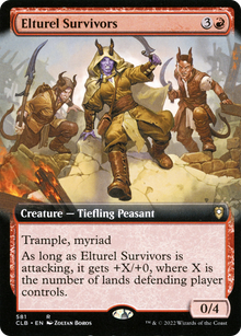 {R} Elturel Survivors (Extended Art) [Commander Legends: Battle for Baldur's Gate][CLB 581]