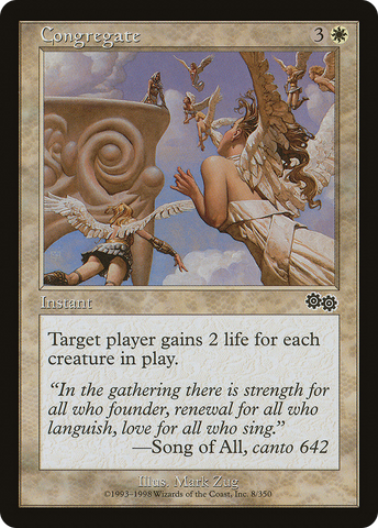 {C} Congregate [Urza's Saga][USG 008]