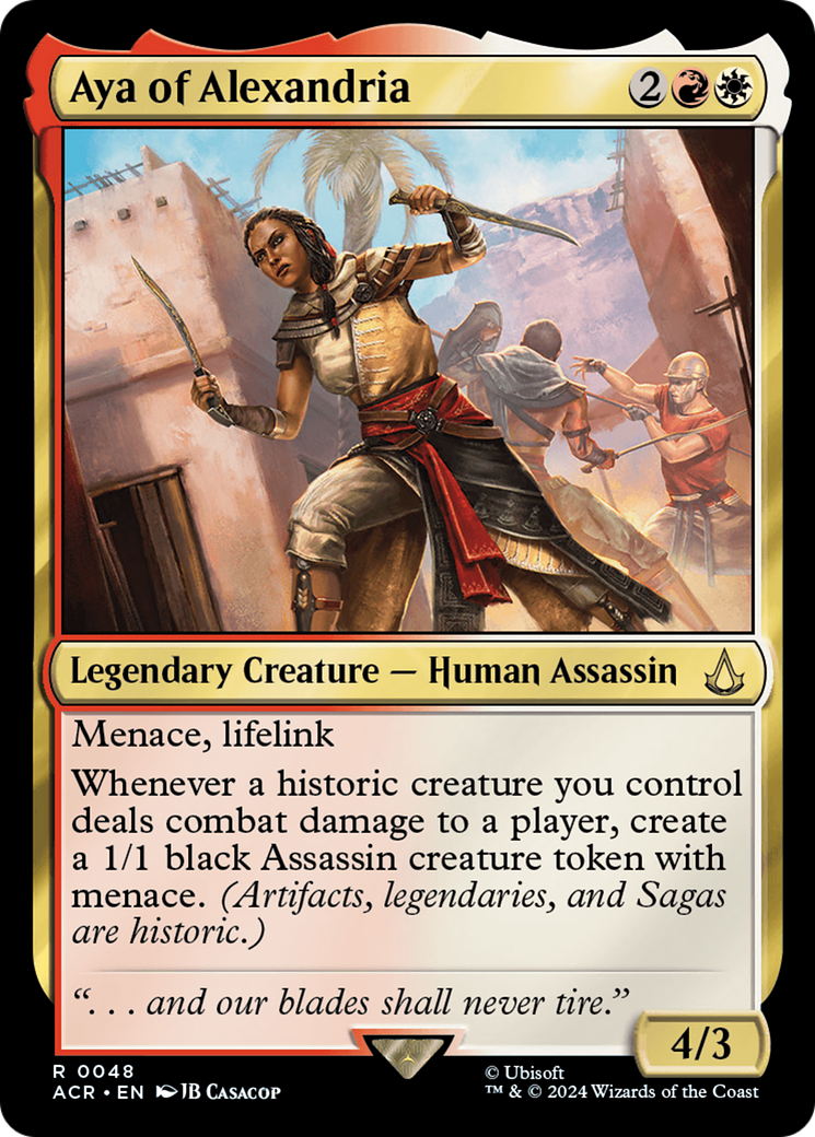 {R} Aya of Alexandria [Assassin's Creed][ACR 048]