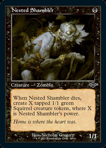 {C} Nested Shambler (Retro Foil Etched) [Modern Horizons 2][RF ET MH2 399]