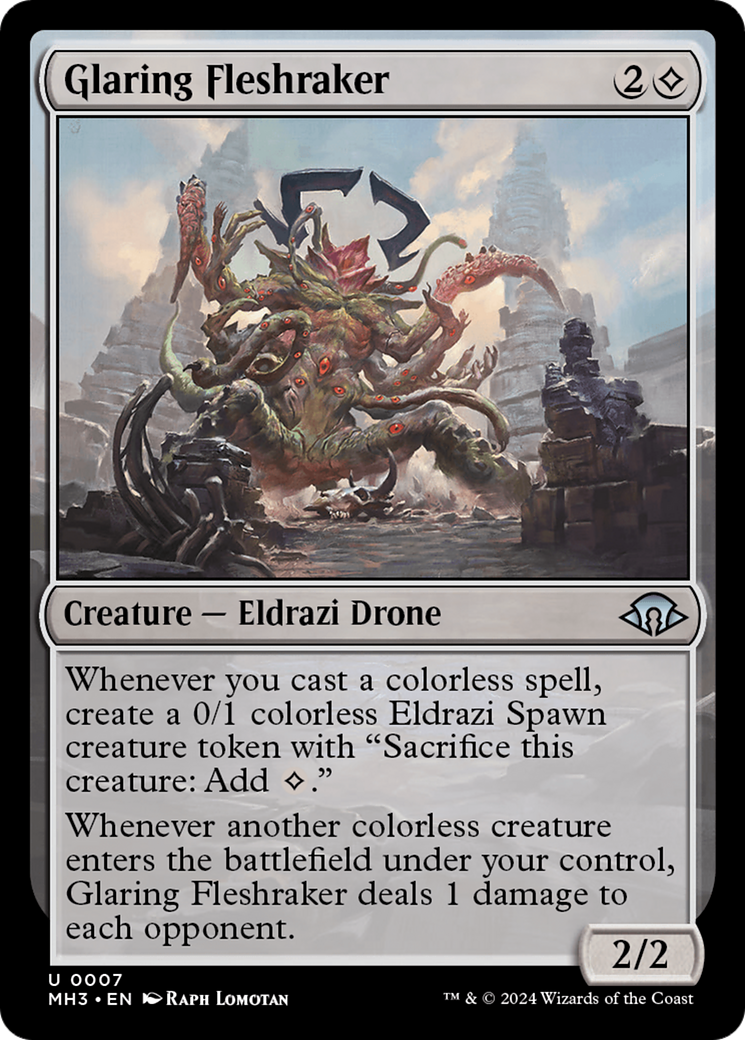 {C} Glaring Fleshraker [Modern Horizons 3][MH3 007]
