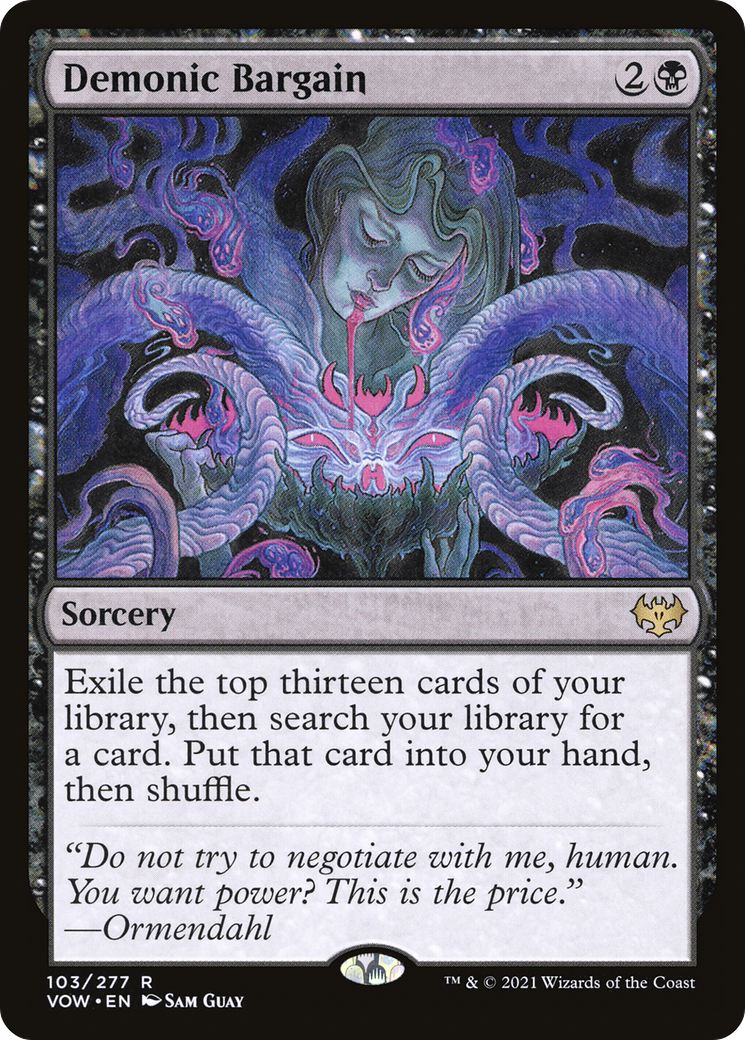 {R} Demonic Bargain [Innistrad: Crimson Vow][VOW 103]