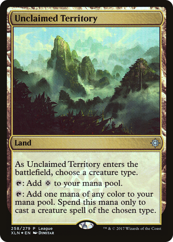 {C} Unclaimed Territory (League) [Ixalan Promos][PA XLN 258]