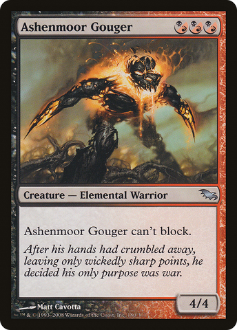 {C} Ashenmoor Gouger [Shadowmoor][SHM 180]