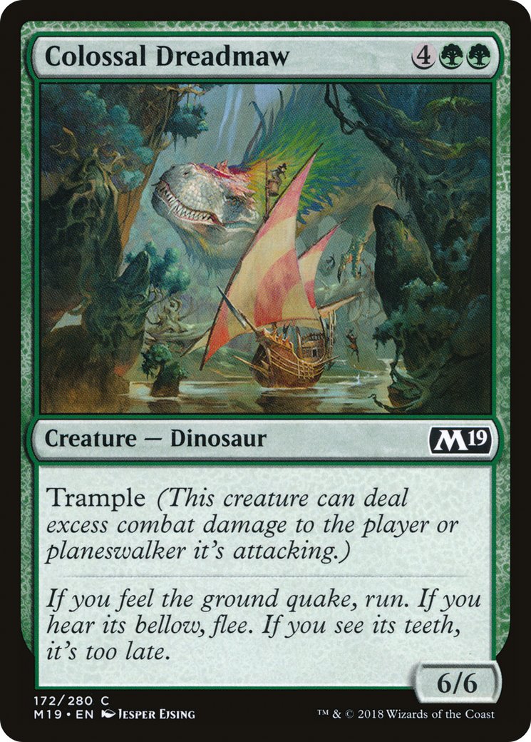 {C} Colossal Dreadmaw [Core Set 2019][M19 172]