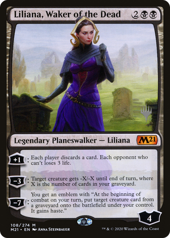 {R} Liliana, Waker of the Dead (Promo Pack) [Core Set 2021 Promos][PP M21 108]