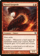 {C} Plated Geopede [Duel Decks: Venser vs. Koth][DDI 045]