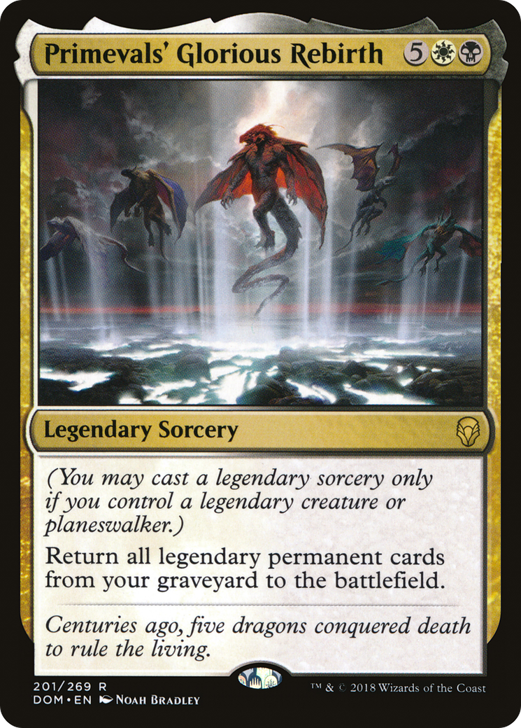 {R} Primevals' Glorious Rebirth [Dominaria][DOM 201]