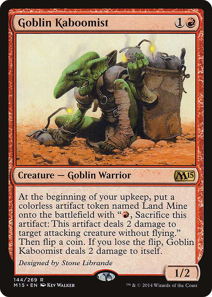 {R} Goblin Kaboomist [Magic 2015][M15 144]