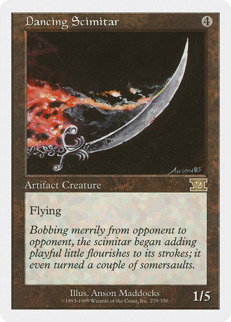 {R} Dancing Scimitar [Classic Sixth Edition][6ED 279]