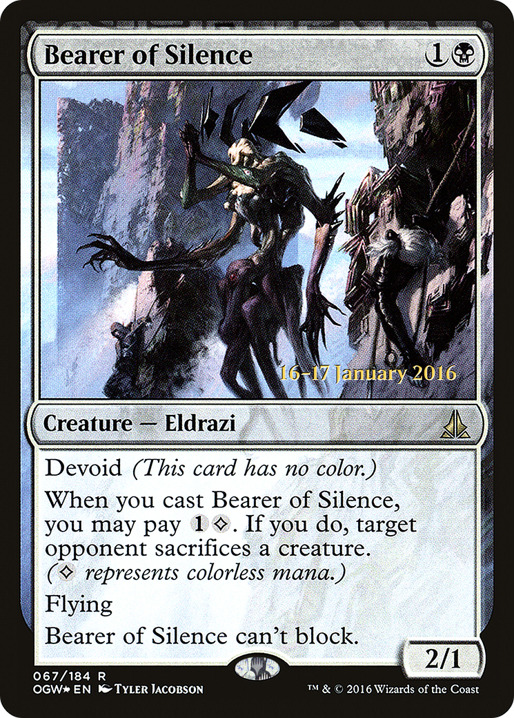 {R} Bearer of Silence [Oath of the Gatewatch Prerelease Promos][PR OGW 067]