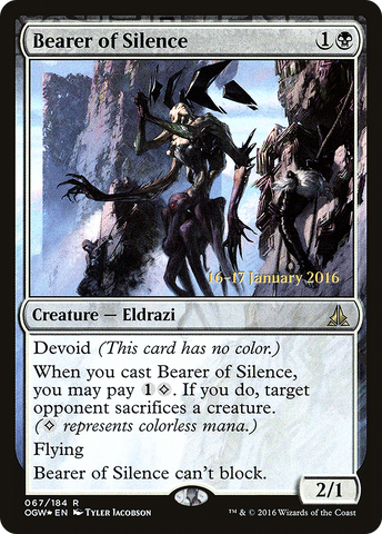 {R} Bearer of Silence [Oath of the Gatewatch Prerelease Promos][PR OGW 067]