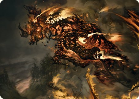 {A} Pyre Spawn Art Card [Innistrad: Crimson Vow Art Series][AVOW 048]