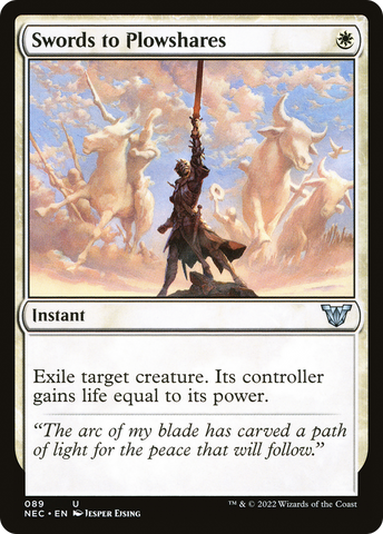 {C} Swords to Plowshares [Kamigawa: Neon Dynasty Commander][NEC 089]