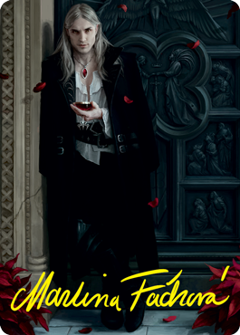 {A} Sorin the Mirthless 1 Art Card (Gold-Stamped Signature) [Innistrad: Crimson Vow Art Series][GS AVOW 001]