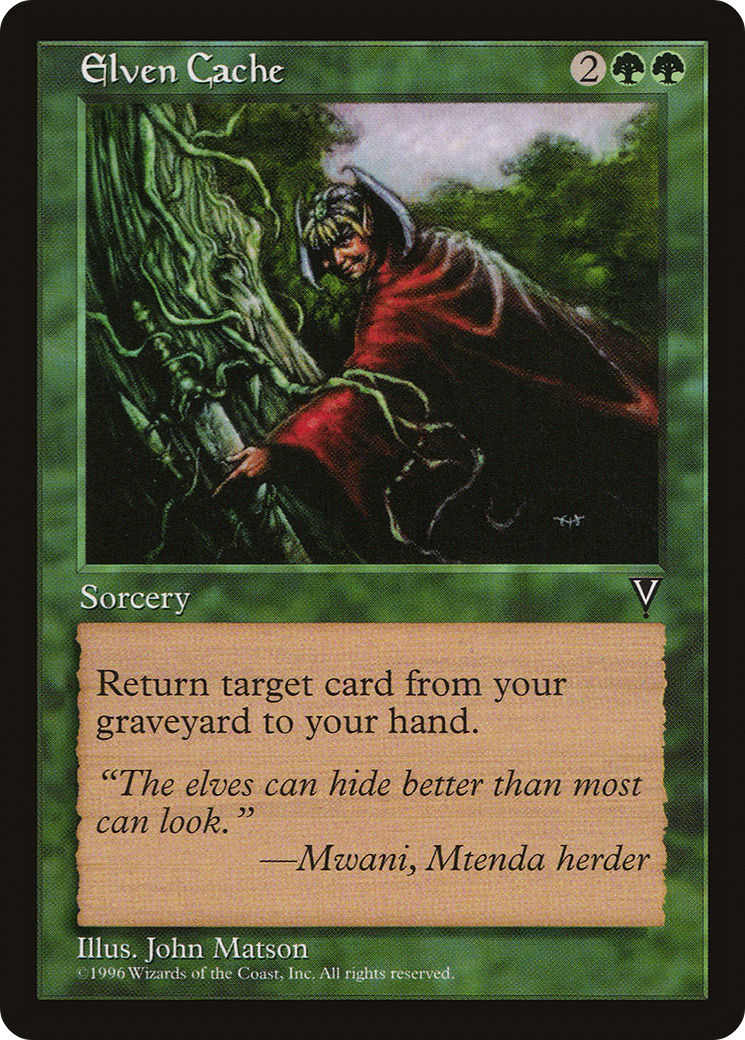 {C} Elven Cache [Visions][VIS 105]