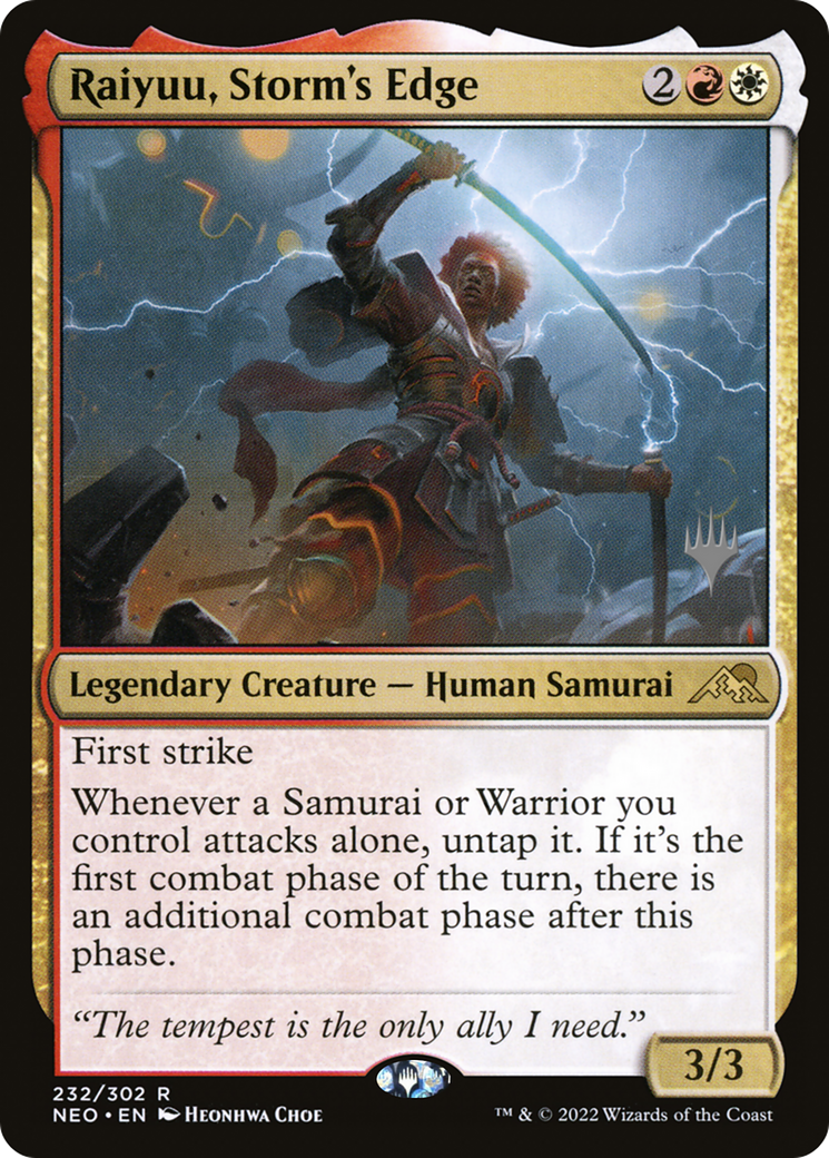 {R} Raiyuu, Storm's Edge (Promo Pack) [Kamigawa: Neon Dynasty Promos][PP NEO 232]