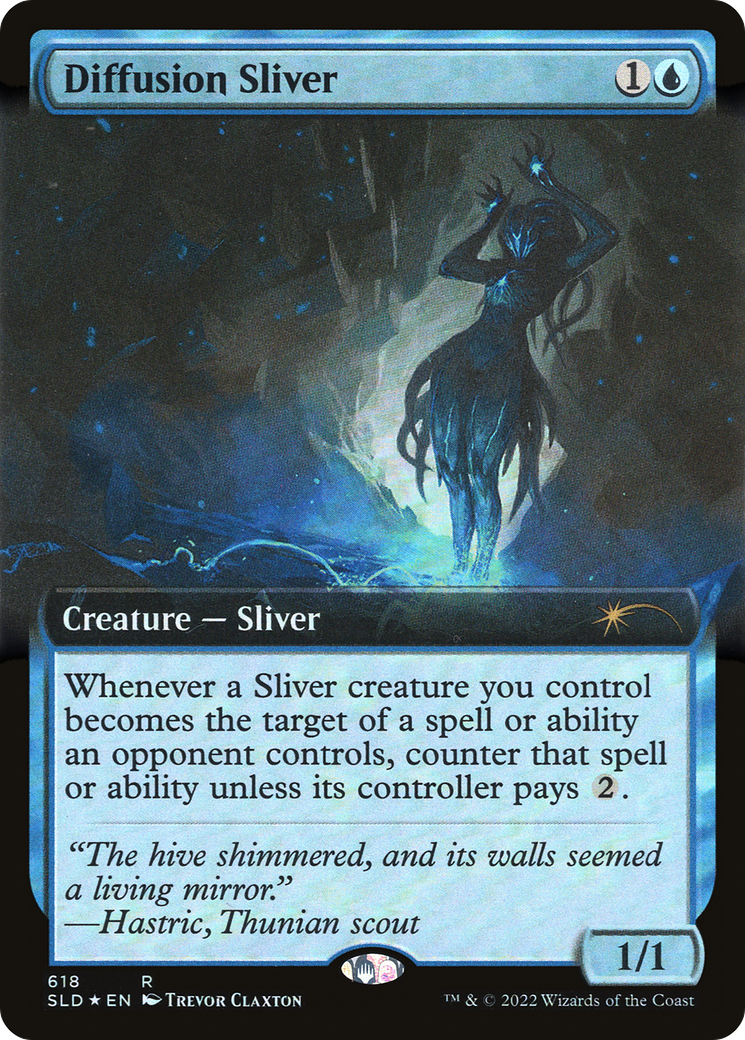 {R} Diffusion Sliver (Extended Art) [Secret Lair Drop Promos][SLD 618]