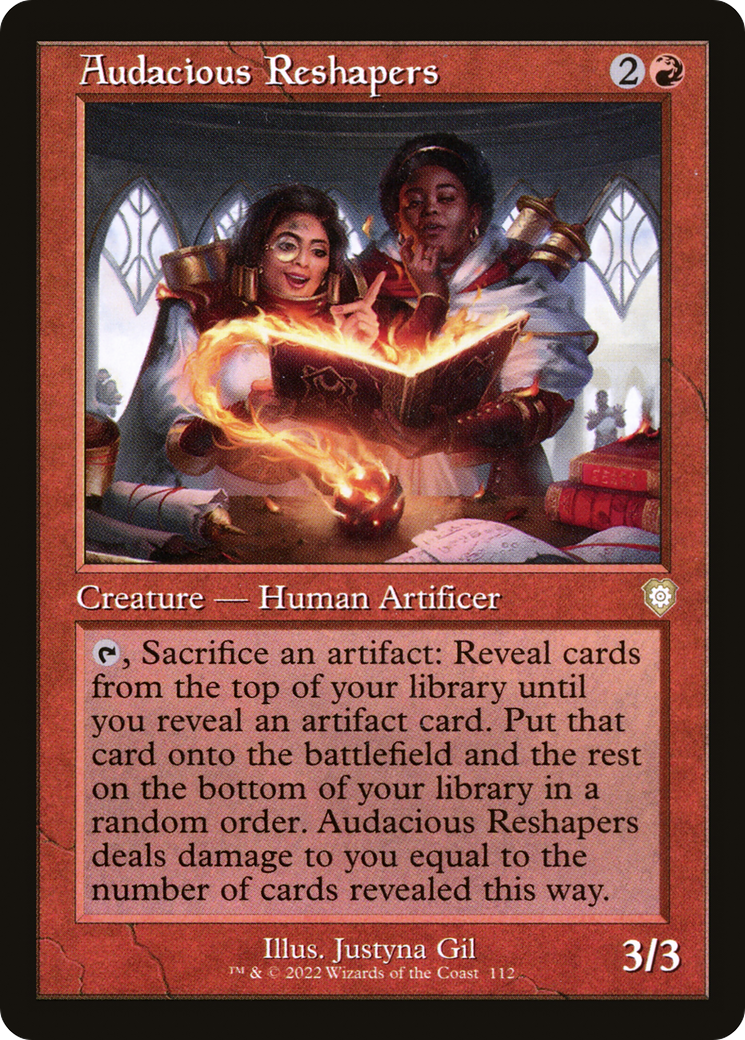 {R} Audacious Reshapers (Retro) [The Brothers' War Commander][BRC 112]