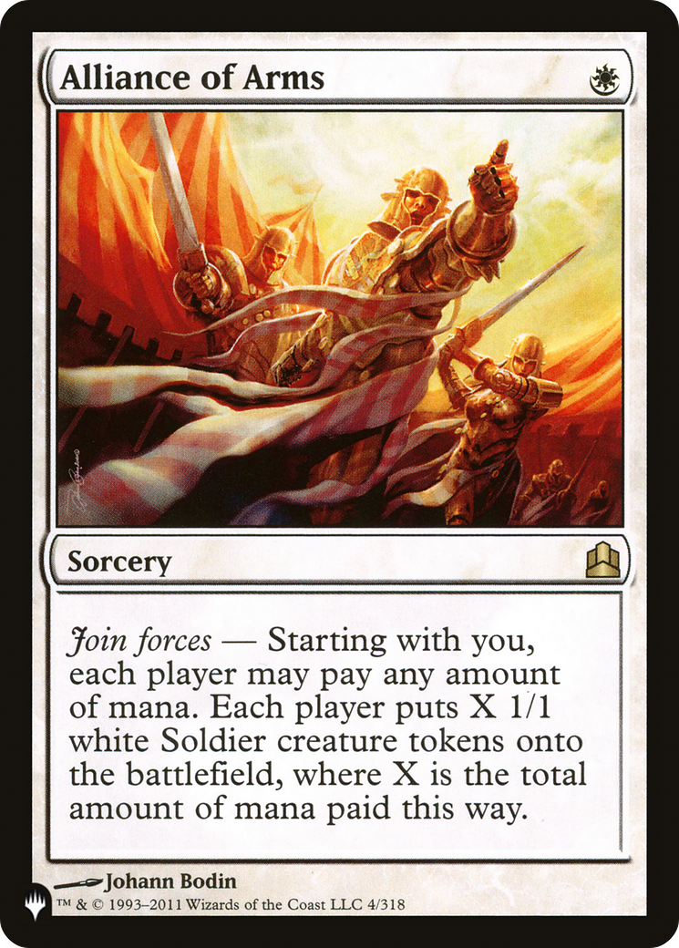 Alliance of Arms [LIST 4/318]