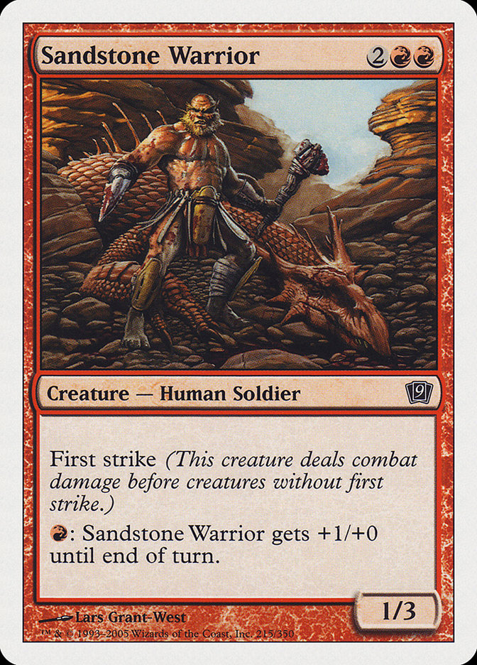 {C} Sandstone Warrior [Ninth Edition][9ED 215]