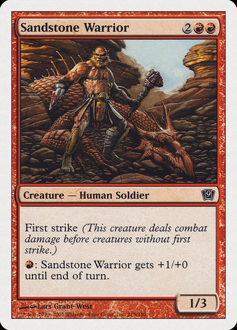 {C} Sandstone Warrior [Ninth Edition][9ED 215]
