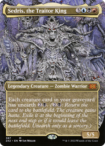 {R} Sedris, the Traitor King (Borderless Alternate Art) [Double Masters 2022][2X2 387]