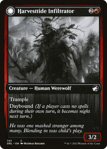 {C} Harvesttide Infiltrator // Harvesttide Assailant [Innistrad: Double Feature][DBL 143]