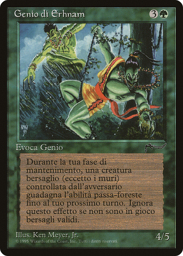 {C} Erhnam Djinn (Italian) - "Genio di Erhnam" [Rinascimento][RIN 118]