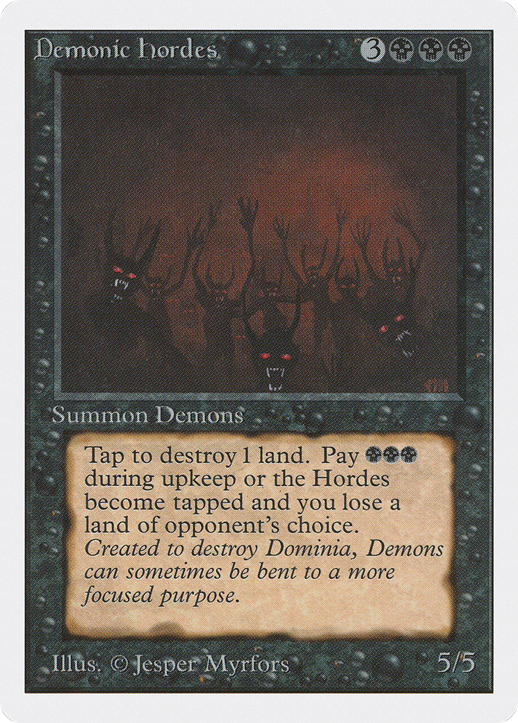 {R} Demonic Hordes [Unlimited Edition][2ED 104]